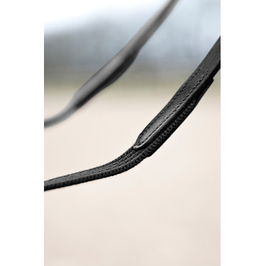 Teugels singel Horze Slender Zwart Teugels singel Horze Slender Zwart