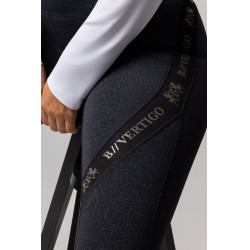 Strakke rijbroek B Vertigo Jenny met leren zitvlak voor dames Zwart Strakke rijbroek B Vertigo Jenny met leren zitvlak voor dames Zwart