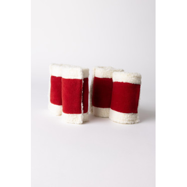 Kerstbandages Horze per 4 Port Royale Bordeaux