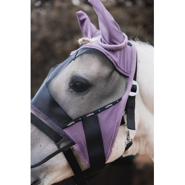 Verkoelende vliegenmasker Horze Limited Edition Zwart pruim Violet