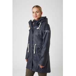 PU regenjas Emma dames B Vertigo Donker marineblauw