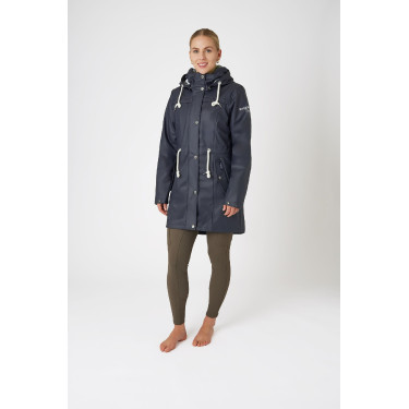 PU regenjas Emma dames B Vertigo Donker marineblauw