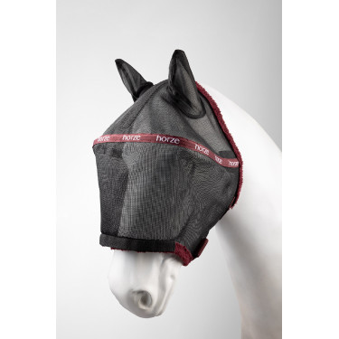 Vliegwerend masker Horze met bogen Windsor wijn Bordeaux