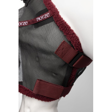 Vliegwerend masker Horze met bogen Windsor wijn Bordeaux