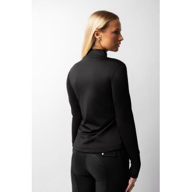 Functionele top met lange mouwen Luminox Horze dames Zwart