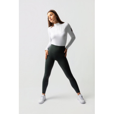 Thermische legging B Vertigo naadloos met volledige grip Leonora Groene scarabee Thermische legging B Vertigo naadloos met volledige grip Leonora Groene scarabee