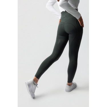 Thermische legging B Vertigo naadloos met volledige grip Leonora Groene scarabee Thermische legging B Vertigo naadloos met volledige grip Leonora Groene scarabee