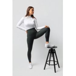 Thermische legging B Vertigo naadloos met volledige grip Leonora Groene scarabee Thermische legging B Vertigo naadloos met volledige grip Leonora Groene scarabee