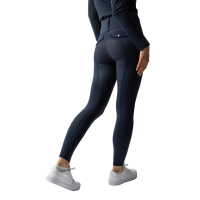 Hybride thermische rijbroek Horze Anya full grip Blueberry Blauw