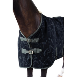 Polaire deken voor pony Horze Pegasus Blueberry Blauw
