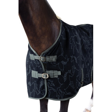 Polaire deken voor pony Horze Pegasus Blueberry Blauw