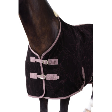 Polaire deken voor pony Horze Pegasus Vuursteen Grijs