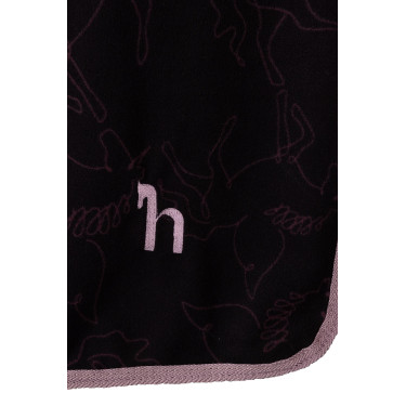 Polaire deken voor pony Horze Pegasus Vuursteen Grijs