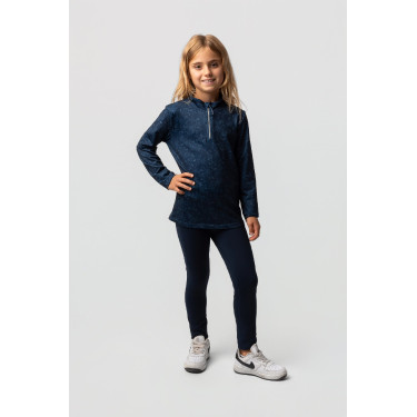Trainings-T-shirt Pegasus kind Horze Blueberry Blauw Trainings-T-shirt Pegasus kind Horze Blueberry Blauw