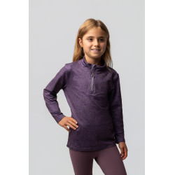 Trainings-T-shirt Pegasus kind Horze Vuursteen Grijs