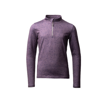 Trainings-T-shirt Pegasus kind Horze Vuursteen Grijs