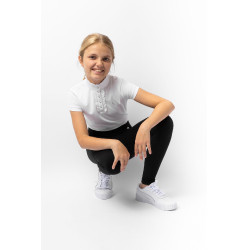 Thermolegging Horze Dea kind met volledige grip Zwart