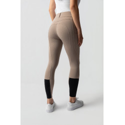 Rijbroek Horze Evelyn full seat dames Eenvoudige taupe Beige Rijbroek Horze Evelyn full seat dames Eenvoudige taupe Beige