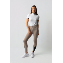 Rijbroek Horze Evelyn full seat dames Eenvoudige taupe Beige Rijbroek Horze Evelyn full seat dames Eenvoudige taupe Beige