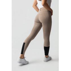 Rijbroek Horze Evelyn full seat dames Eenvoudige taupe Beige Rijbroek Horze Evelyn full seat dames Eenvoudige taupe Beige