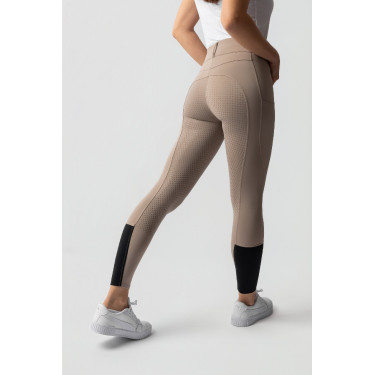 Rijbroek Horze Evelyn full seat dames Eenvoudige taupe Beige Rijbroek Horze Evelyn full seat dames Eenvoudige taupe Beige