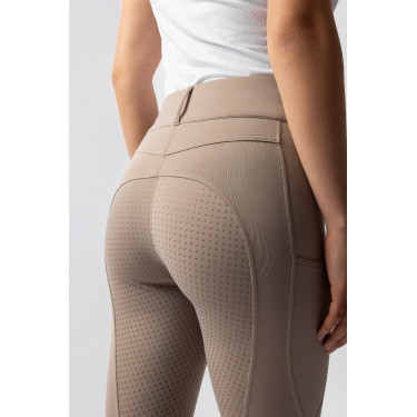 Rijbroek Horze Evelyn full seat dames Eenvoudige taupe Beige Rijbroek Horze Evelyn full seat dames Eenvoudige taupe Beige