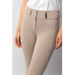 Rijbroek Horze Evelyn full seat dames Eenvoudige taupe Beige Rijbroek Horze Evelyn full seat dames Eenvoudige taupe Beige