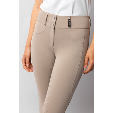 Rijbroek Horze Evelyn full seat dames Eenvoudige taupe Beige Rijbroek Horze Evelyn full seat dames Eenvoudige taupe Beige