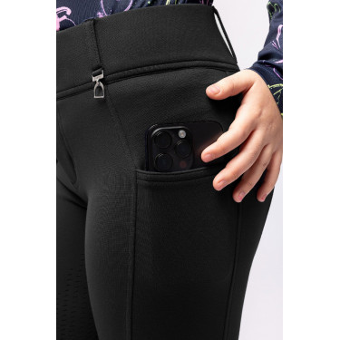 Rijbroek Horze Mira kinderen met full seat Opening Marineblauw