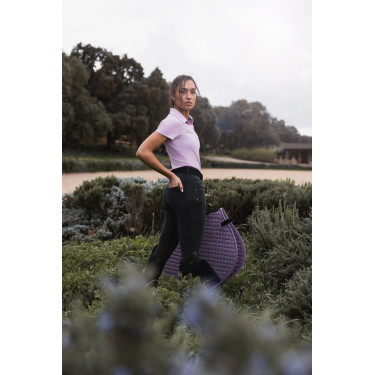Horze Carolyn denim fullgrip damesrijbroek Zwart