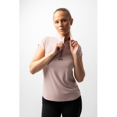 Trainings-T-shirt B Vertigo Joelle korte mouwen dames Sepia roze Trainings-T-shirt B Vertigo Joelle korte mouwen dames Sepia roze