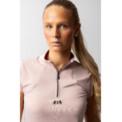 Trainings-T-shirt B Vertigo Joelle korte mouwen dames Sepia roze Trainings-T-shirt B Vertigo Joelle korte mouwen dames Sepia roze