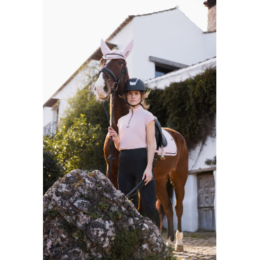 Trainings-T-shirt B Vertigo Joelle korte mouwen dames Sepia roze Trainings-T-shirt B Vertigo Joelle korte mouwen dames Sepia roze