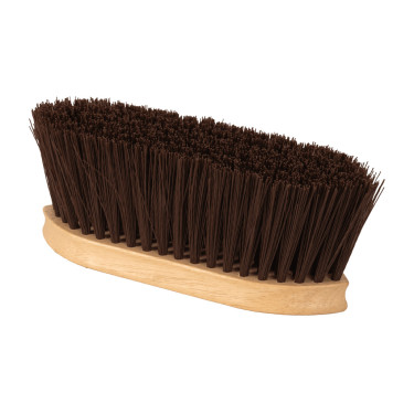 Harde borstel Wooden classic medium Grooming Deluxe Bruin
