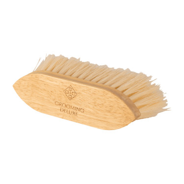 Harde borstel Wooden classic medium Grooming Deluxe Natuurlijk Bruin