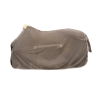 Vliegendeken met buikbescherming Comfort Kentucky Beige met ruitjes