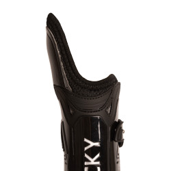 Voorste beenbeschermers met elastische bescherming van de carpus Kentucky Zwart