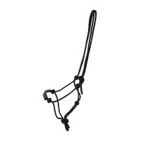 Kentucky halster van touw Zwart