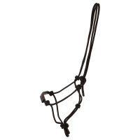 Kentucky halster van touw Zwart