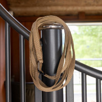 Longe 8m Kentucky Beige met ruitjes