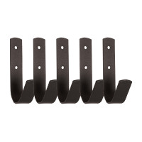 Vliegendekenhouder per 5 matzwart Grooming Deluxe Zwart