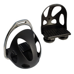 Daslö-kooi voor stijgbeugels Zwart