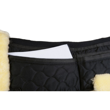 Echte schapenvacht schokdemper HKM-stijl Natuur Beige Echte schapenvacht schokdemper HKM-stijl Natuur Beige