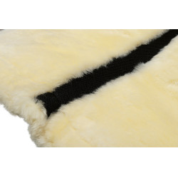 Echte schapenvacht schokdemper HKM-stijl Natuur Beige Echte schapenvacht schokdemper HKM-stijl Natuur Beige