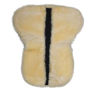 Echte schapenvacht schokdemper HKM-stijl Natuur Beige Echte schapenvacht schokdemper HKM-stijl Natuur Beige