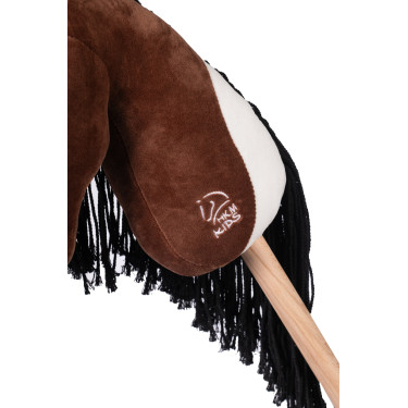 Hobby Horse HKM Professional Slim Line Bruin / wit