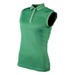 Damespolo Catherine mouwloos HKM Groen Damespolo Catherine mouwloos HKM Groen