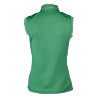 Damespolo Catherine mouwloos HKM Groen