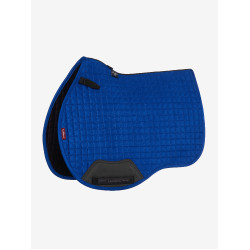 LeMieux Reflective Suede Mixte GP Square Zadeldek Benetton blauw