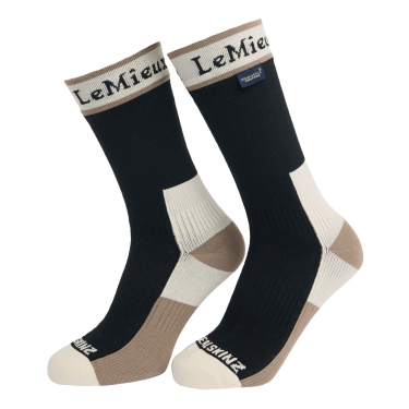 Waterdichte sokken LeMieux x Sealskinz Zwart Waterdichte sokken LeMieux x Sealskinz Zwart
